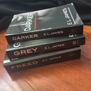 Fifty Shades as Told by Christian Trilogy Grey, Darker, Freed 3 Books Set